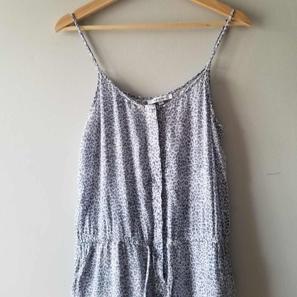 Olivaceous Leopard Print Gray Jumpsuit - image 4